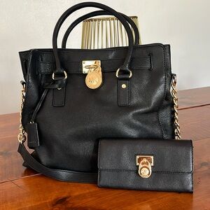 Michael Kors bag and wallet